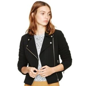 Aritzia Wilfred Montesson Moto Crepe Jacket
